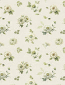 Green Fields by Wilmington - Medium Floral Cream 17802-117