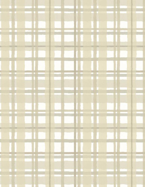 Green Fields by Wilmington - Plaid Cream 17807-121