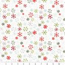 Guess How Much I Love You 2026 FLANNEL by Clothworks - Snowflakes Multi Y4824-55