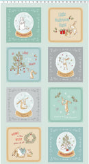 Guess How Much I Love You 2026 by Clothworks - PANEL Clothworks - 24" Light Teal Y4817-103