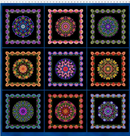 Gypsy - Sewposium 26 - PANEL - In The Beginning - 44" x 43"  - Black 260SEW1