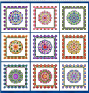 Gypsy - Sewposium 26 - PANEL - In The Beginning - 44" x 43"  - White 260SEW2
