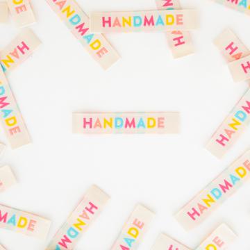 "Handmade" Woven Label by Sarah Hearts - LP101