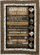 Happiness Has Paws - SAMPLE - Pieced Top - 40" x 55" Incl binding