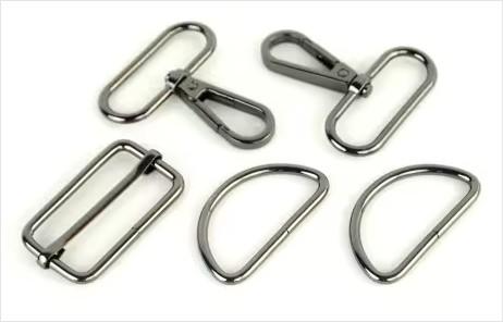 Hardware Kit - Strap Kit 1.5" Gunmetal - Emmaline Bags - EBKIT-507-GM