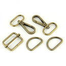 Hardware Kit - Strap Kit 1" Antique Brass - Emmaline Bags - EBKIT-510-AB