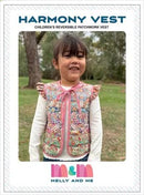 Harmony Girls Vest PATTERN by Melly and Me (Sizes 3 years to 8 years)