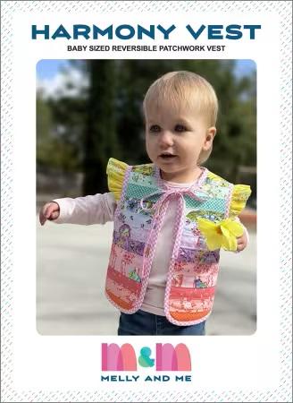 Harmony Vest PATTERN by Melly and Me (Sizes Newborn to 2)