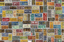 Heavy Metal - QT Fabrics - Licence Plates 30709-K Grey