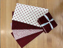 Heirloom Red (4pc) FQ Bundle - (approx 20" x 22")
