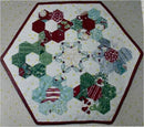 Hexagons & Holly Pattern by Cut Loose Press - CLPKLU003