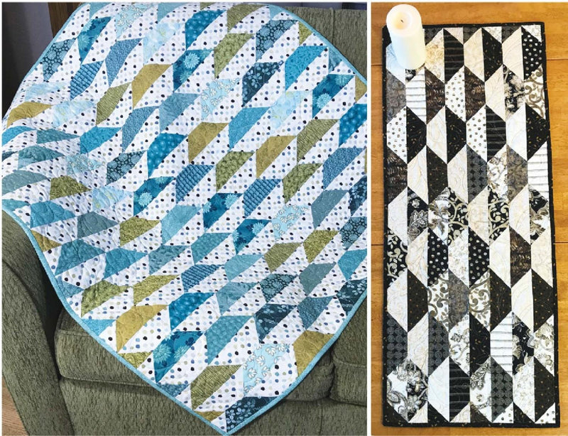 Hexie Imposter Quilt Pattern Cut Loose Press - CLPPSQ005