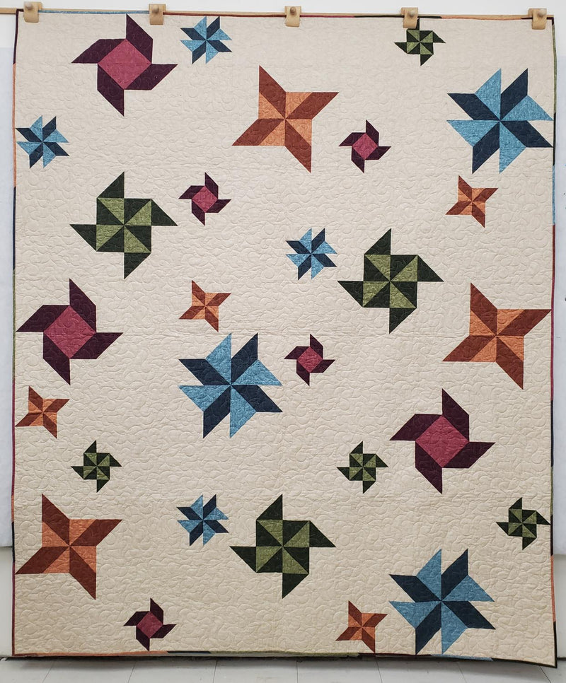 Hills & Valleys Shop Hop 2025 - SAMPLE - FINISHED 80" x 96"