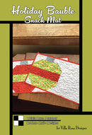 Holiday Bauble Snack Mat Pattern - Villa Rosa Designs 8"x14" (makes 2) VRDOQ109