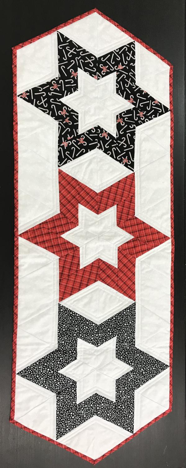 Holiday Charm - FINISHED - TABLERUNNER 16.5" x 46"