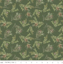 Holiday Spirit by Riley Blake - Pinecones Green CD17464
