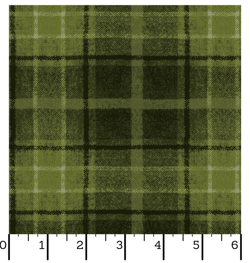 Holly Jolly - Maywood Flannel - Big Plaid Green MASF10896-G