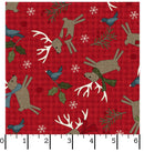Holly Jolly - Maywood Flannel - Deer Red MASF10893-R