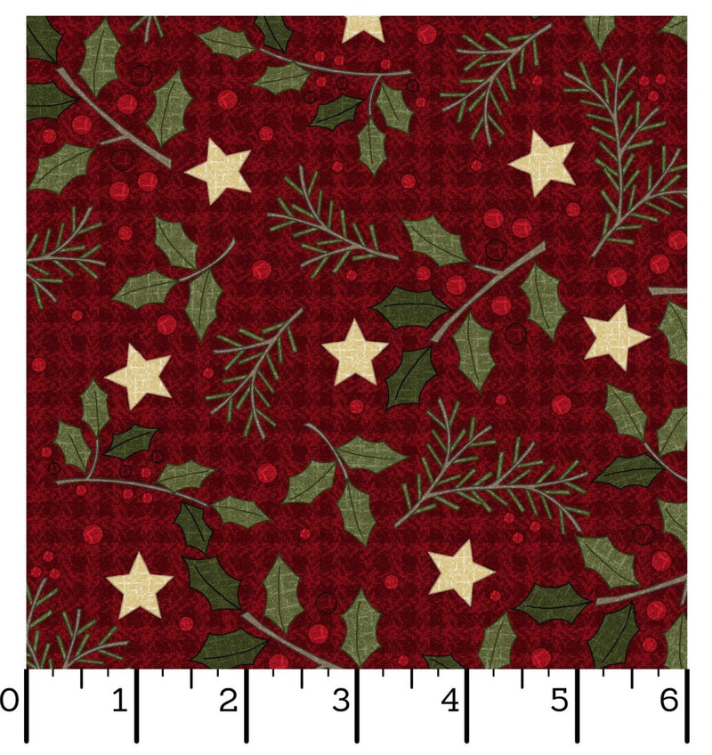 Holly Jolly - Maywood Flannel - Holly Red MASF10894-R