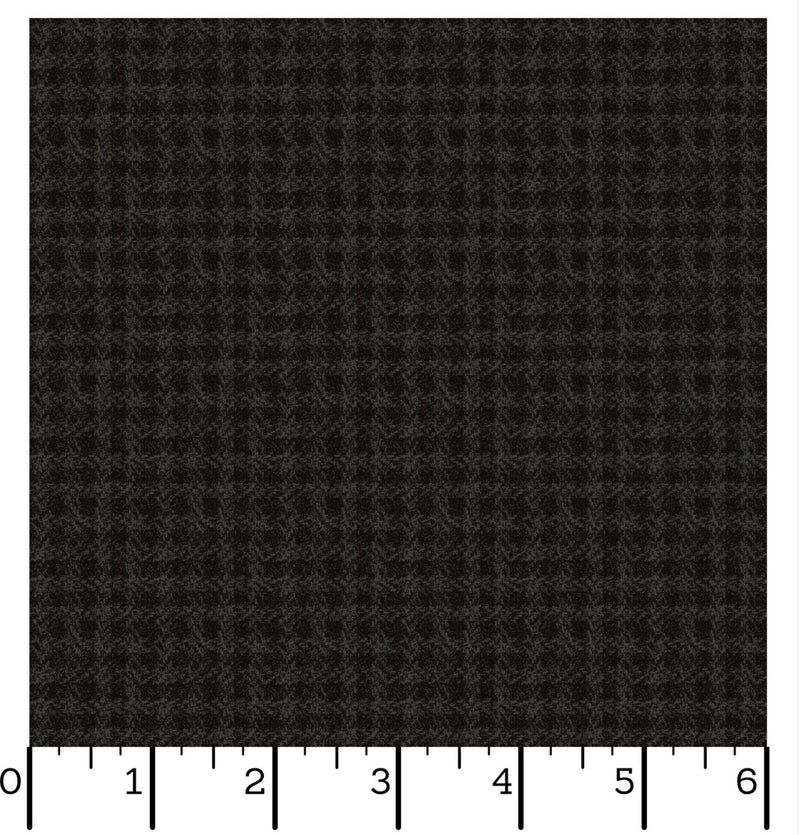 Holly Jolly - Maywood Flannel - Texture Black MASF10898-J