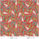 Holly Woods - Studio E - Bottlebrush Tree Toss - Coral 9246-83
