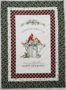 Home For Christmas Panel Quilt KIT - 41.5" x 55.5" includes binding