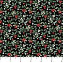 Home for Christmas - Northcott - Mistletoe Black - DP28931-99