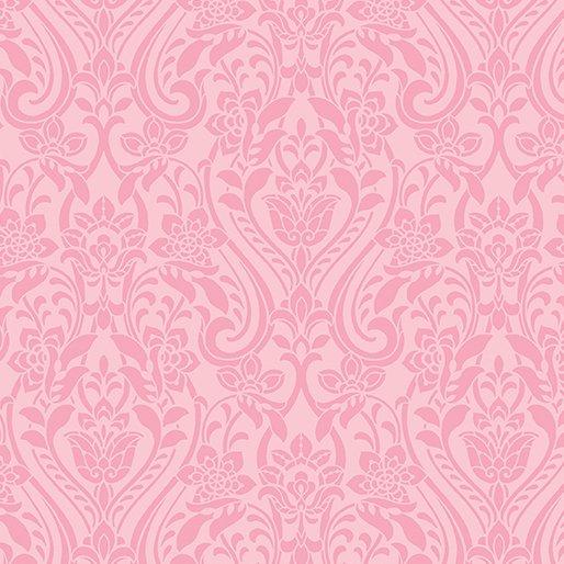 Hummingbirds & Honeysuckle for Benartex - Damask Rose 13216-20