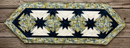 Hunter's Star - SAMPLE - FINISHED - Table Runner - Quilted & Bound - 19.5" x 57.5"