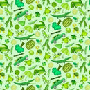 I Spy Objects by Gail Cadden for Timeless Treasures - CD2617 Green