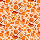 I Spy Objects by Gail Cadden for Timeless Treasures - CD2618 Orange