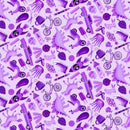 I Spy Objects by Gail Cadden for Timeless Treasures - CD2622 Purple