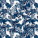 Indigo Ferns by Living Pattern -  by Paintbrush Studio Main Indigo 120-3096
