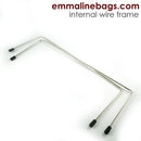 Internal Wire Frames by Emmaline Bags - Style B Large (1 pair)