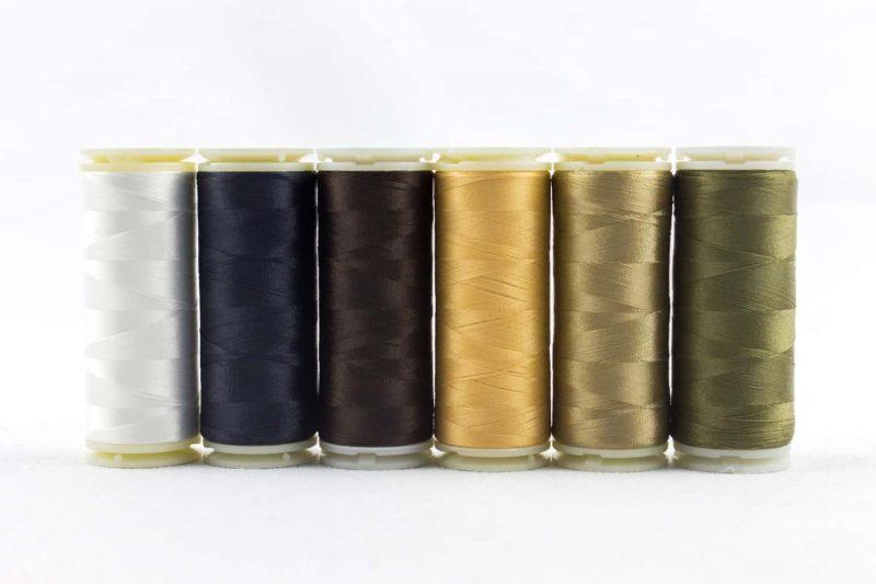 InvisaFil Thread Mini Pack B002 Always Neutral - (6 spools x 437yds)
