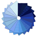 I've Got Hue Babe - Charm Pack - Blank Quilting - Blue Moon - 5"x5" 42 pc HFB1CPHG.BLUEMOON