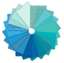 I've Got Hue Babe - Charm Pack - Blank Quilting - Turquoise Waves - 5"x5" 42 pc HFB110HG.TURQWAVES