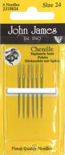 JJ Chenille Needles 6pc - Size 24 - JJ18824