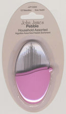 JJ Household Needles Assorted Sizes 12ct Vivacious Pink