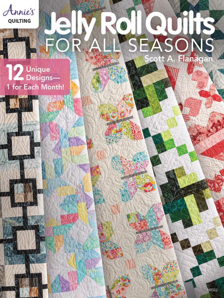 Jelly Roll Quilts for all seasons BOOK - by Annie's Quilting - 141522