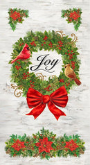 Joyful - Metallic PANEL - Timeless Treasures - 24" x 42" CM3710-JOY