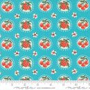 Julia by Crystal Manning for Moda - Turquoise Cherries 511924-14