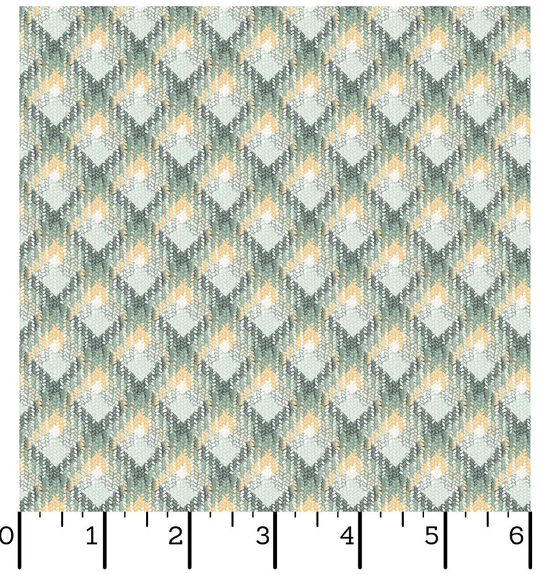 La Fleur Flannel - Maywood Studio - Plaid Green MASF10994-GZ