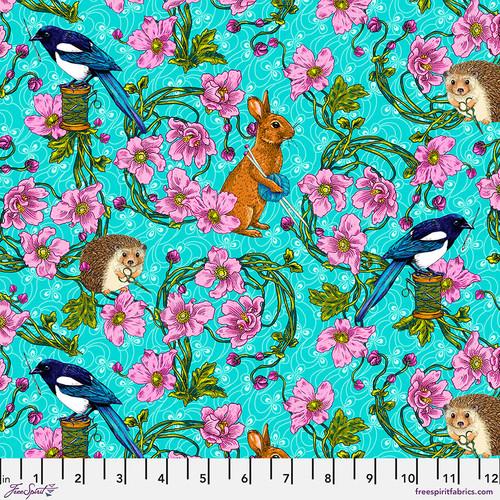 Language of Flowers - Freespirit - Forest Tailors PWOB103.BLUE