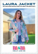 Laura Jacket PATTERN by Melly and Me (Sizes XS to XXL)