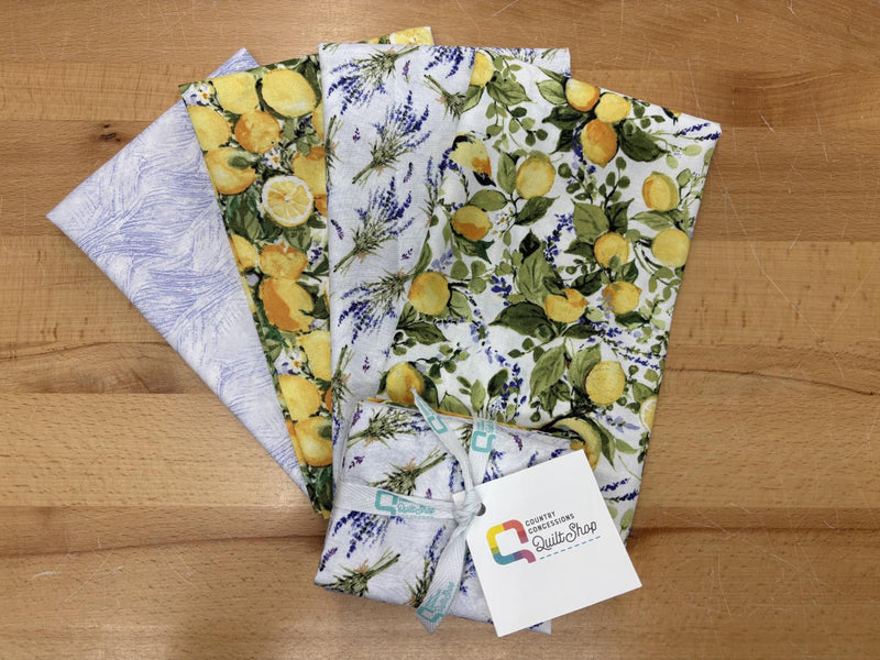 Lavender Lemonade FQ Bundle - 4 pc (approx 20" x 22")