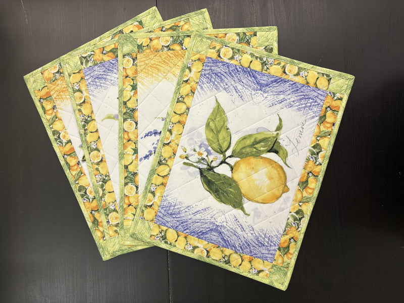 Lavender Lemonade Placemat KIT - Makes 4 Placemats 14" x 19"  (Incl Binding)