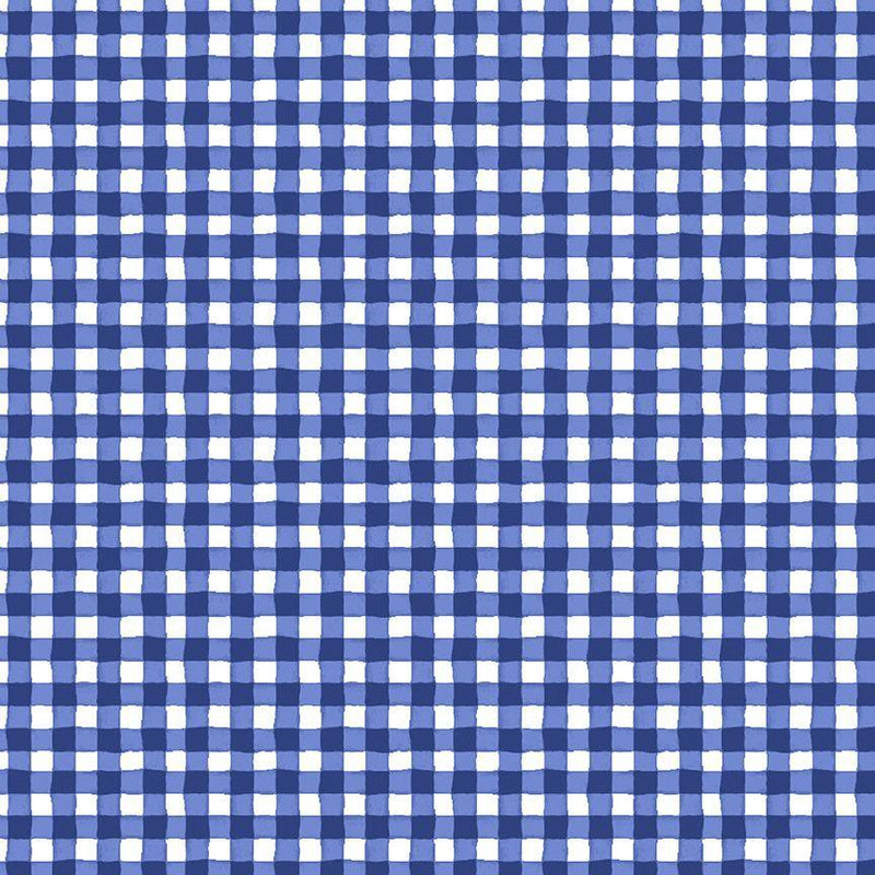 Lemoncello - Timeless Treasure - Gingham Check CD3450-Blue