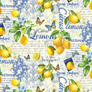 Lemoncello - Timeless Treasure - Lemon Collage CD3441-Cream