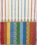 Let's Draw - SAMPLE - Pieced Top - 66" x 80" (binding incl)